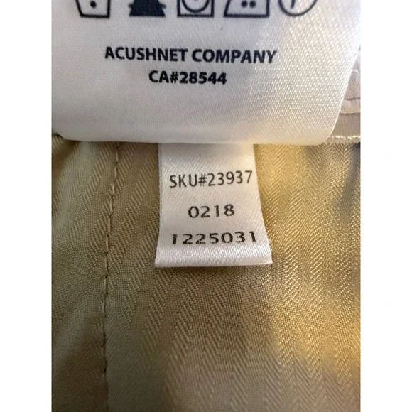 FootJoy Mens‎ Golf Shorts Khaki Chino Stretch Performance W36 - Picture 8 of 8